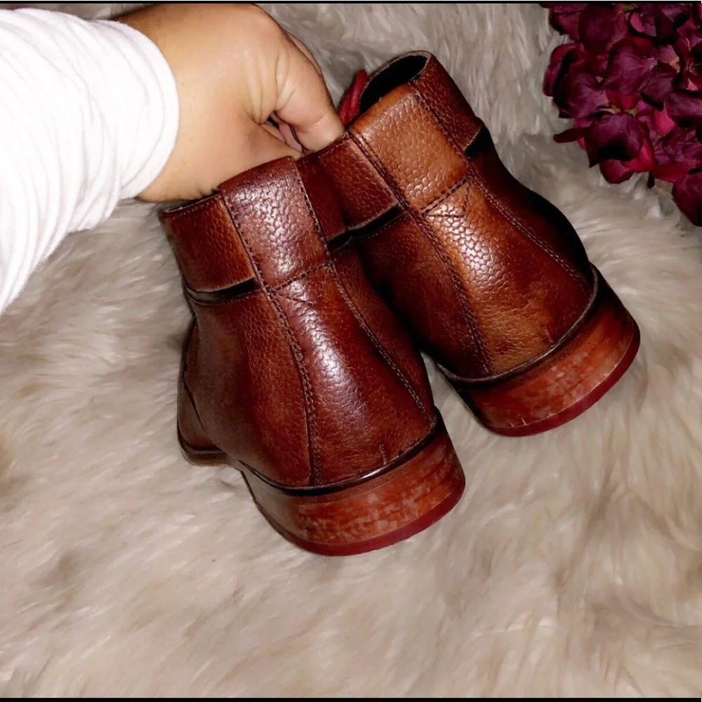 COLE HAAN Chukka Brown Leather Boot